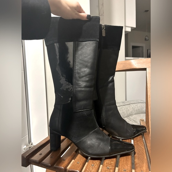 BLONDO LEATHER WATERPROOF zip up boots - Picture 1 of 13